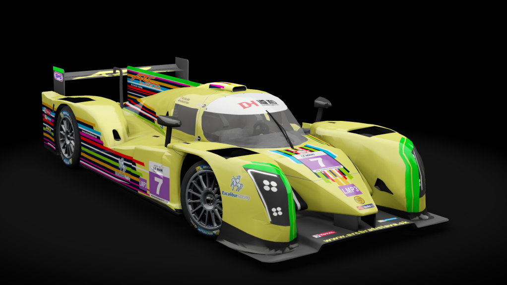 LMP3 Ginetta LMP3 Nissan, skin a07