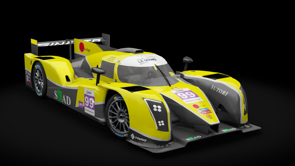 LMP3 Ginetta LMP3 Nissan, skin a99