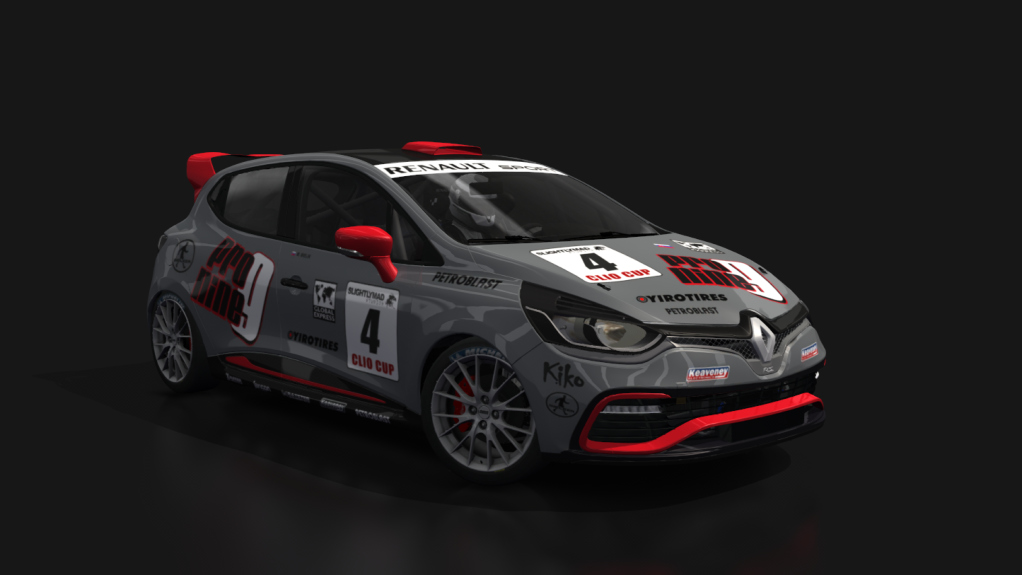 Clio CUP 2019, skin default