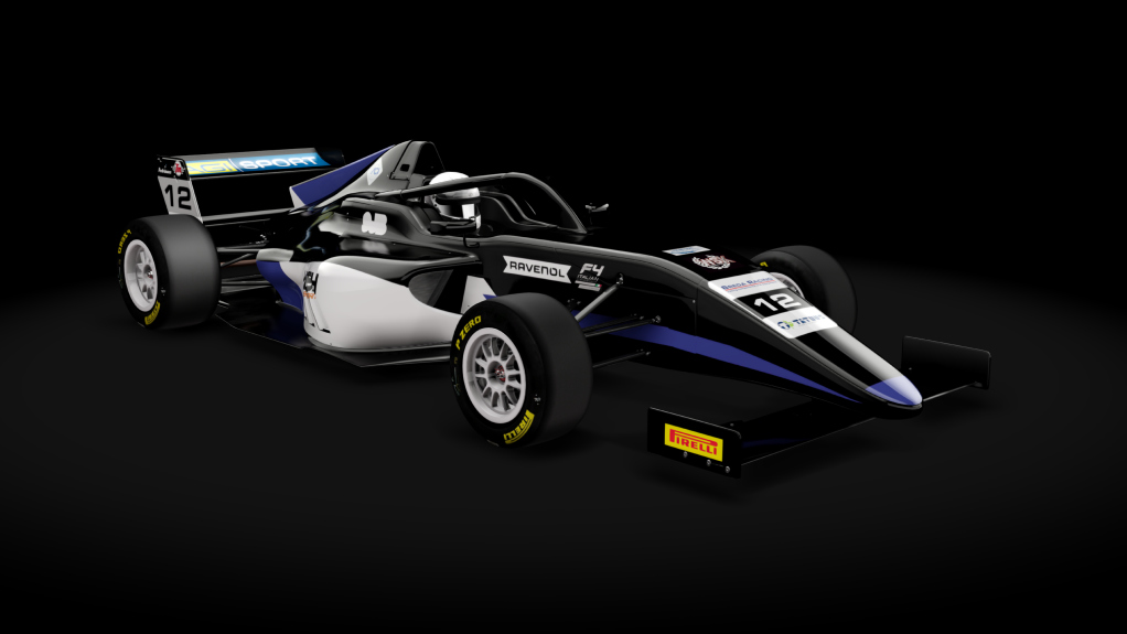 Tatuus T-421, skin 2023ITAF4 12 Gianmarco Pradel