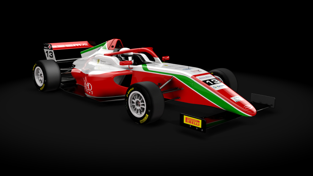 Tatuus T-421, skin 2023ITAF4 13 James Wharton