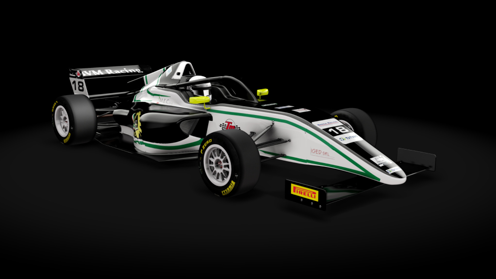 Tatuus T-421, skin 2023ITAF4 18 Andrea Frassineti