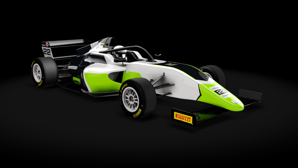 Tatuus T-421, skin 2023ITAF4 22 Enzo Deligny