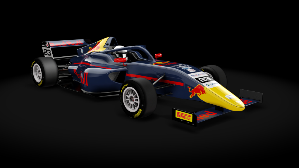 Tatuus T-421, skin 2023ITAF4 23 Arvid Lindblad