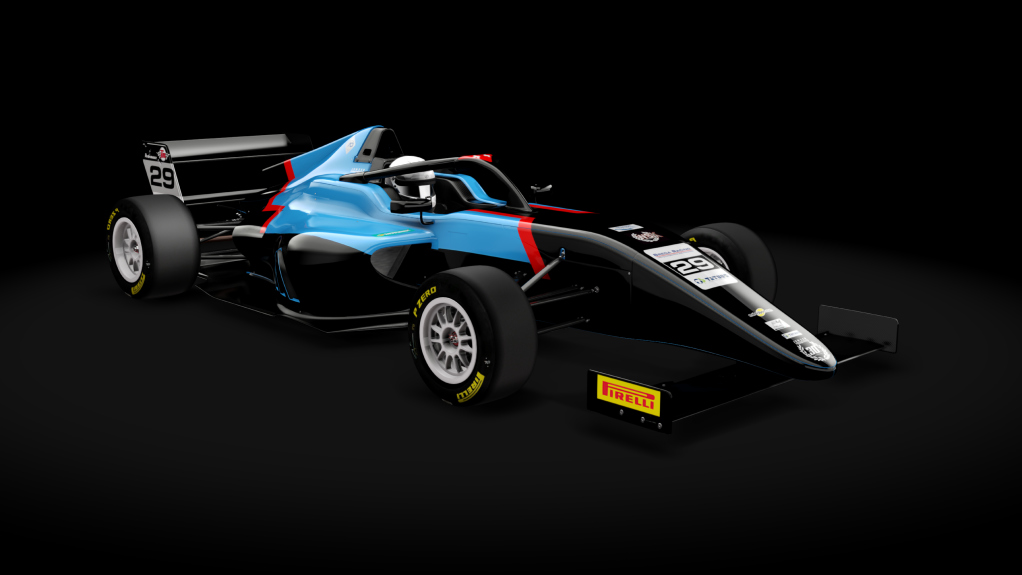 Tatuus T-421, skin 2023ITAF4 29 Ariel Elkin