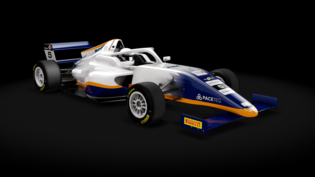 Tatuus T-421, skin 2023ITAF4 5 Davide Larini (PHM Racing)