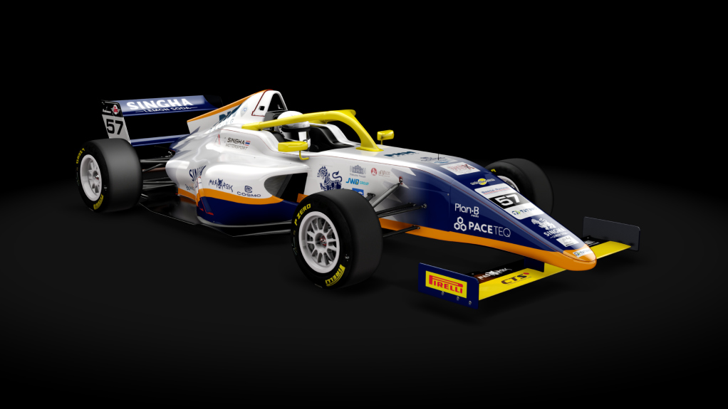 Tatuus T-421, skin 2023ITAF4 57 Nandhavud Bhirombhakdi