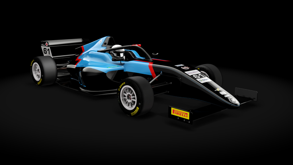 Tatuus T-421, skin 2023ITAF4 61 Finn Wiebelhaus (Jenzer)