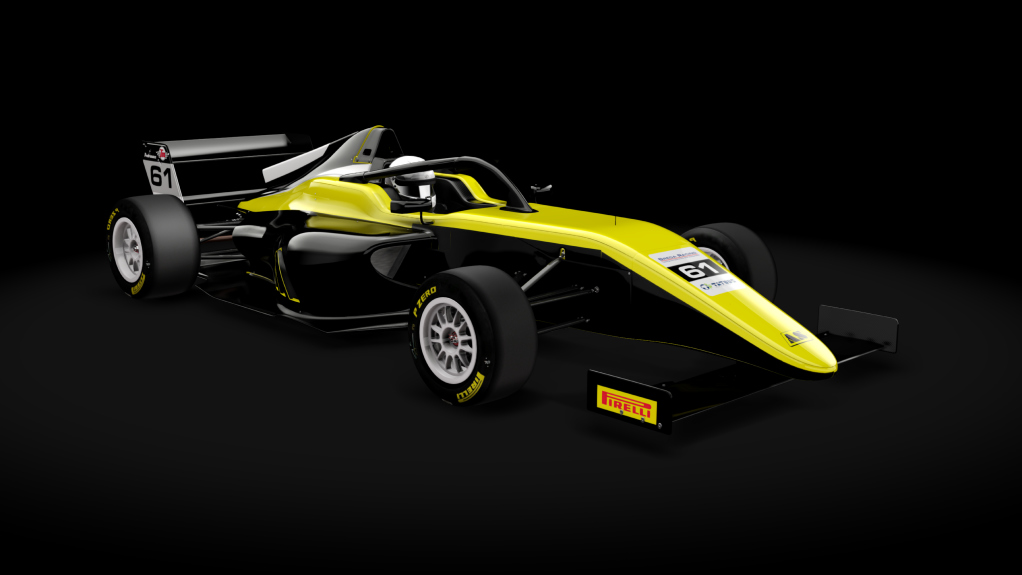 Tatuus T-421, skin 2023ITAF4 61 Finn Wiebelhaus