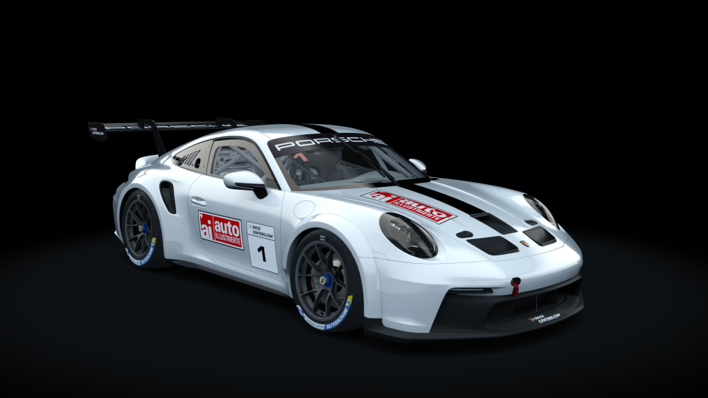 Porsche 911 GT3 Cup 2021, skin 01_cup_weiss_schwarz