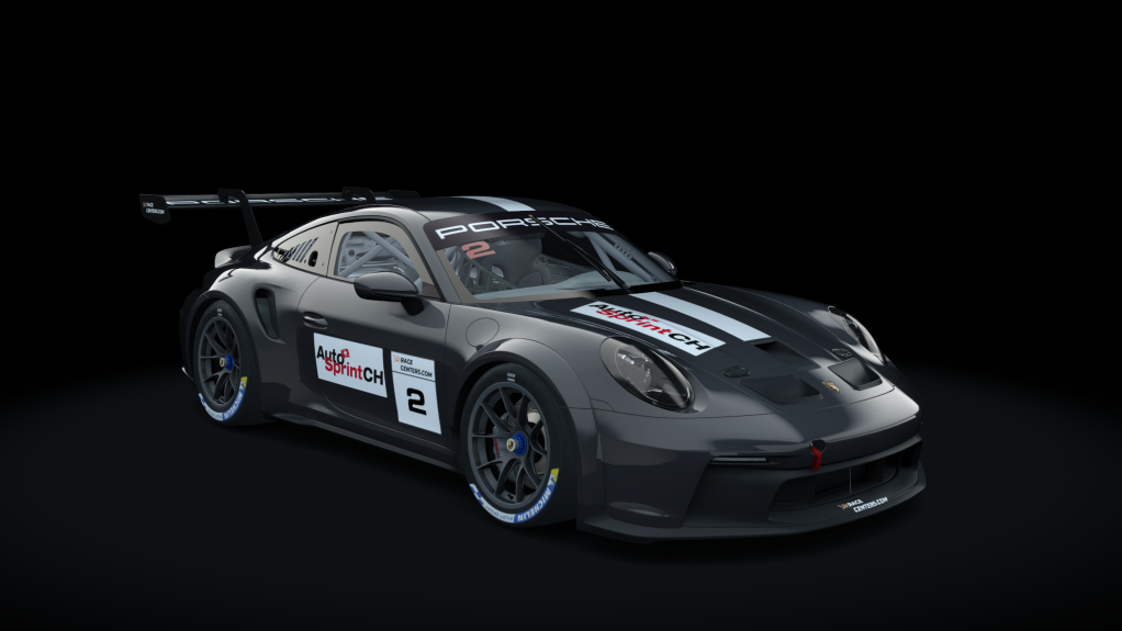Porsche 911 GT3 Cup 2021, skin 02_cup_schwarz_weiss