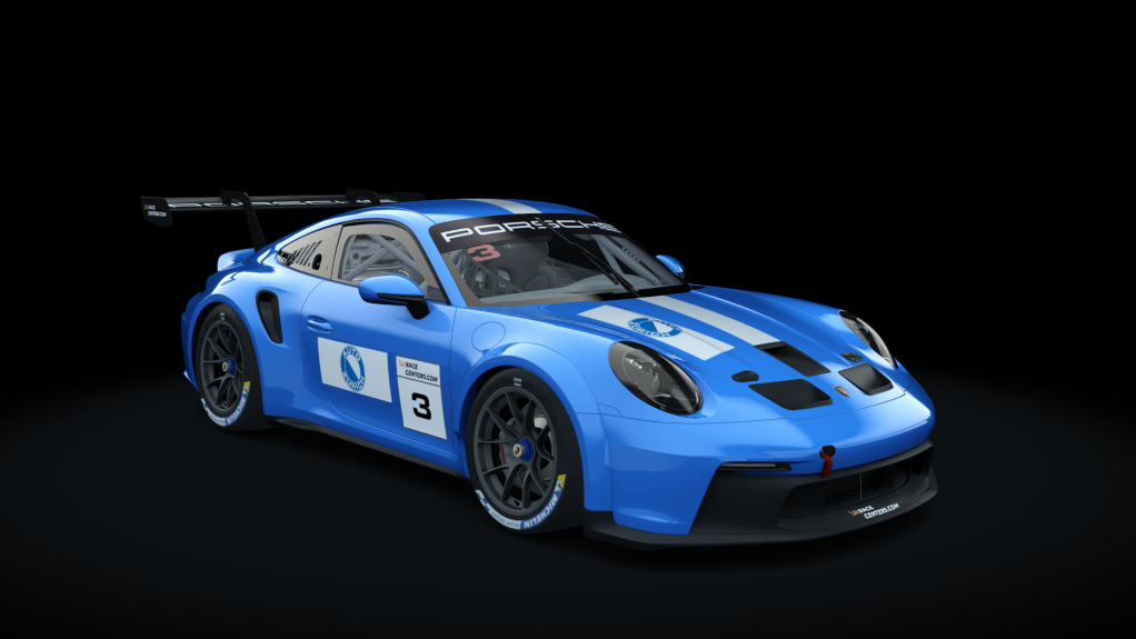 Porsche 911 GT3 Cup 2021, skin 03_cup_blau_weiss