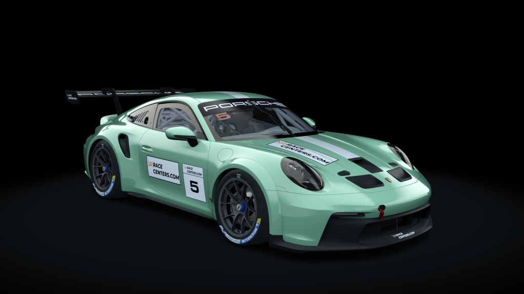 Porsche 911 GT3 Cup 2021, skin 05_cup_grün_weiss