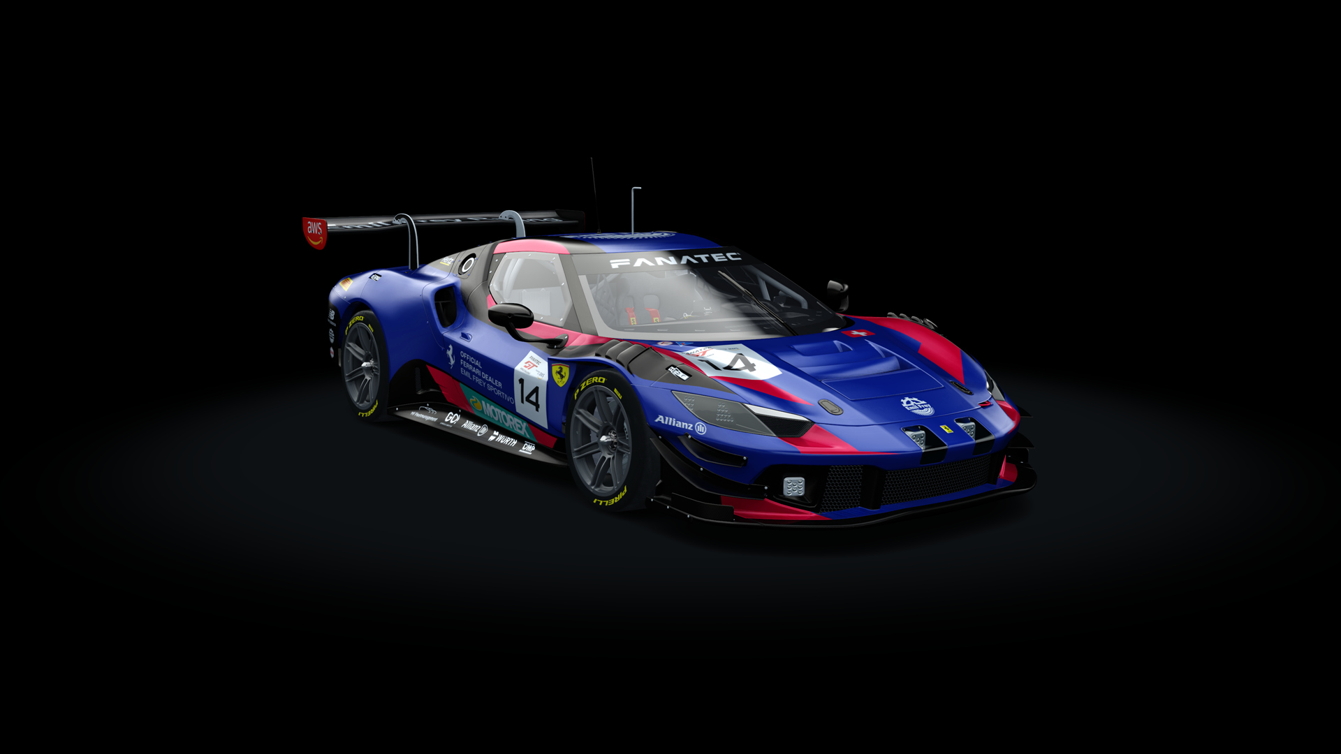 RCC Ferrari 296 GT3 2023 balanced Preview Image