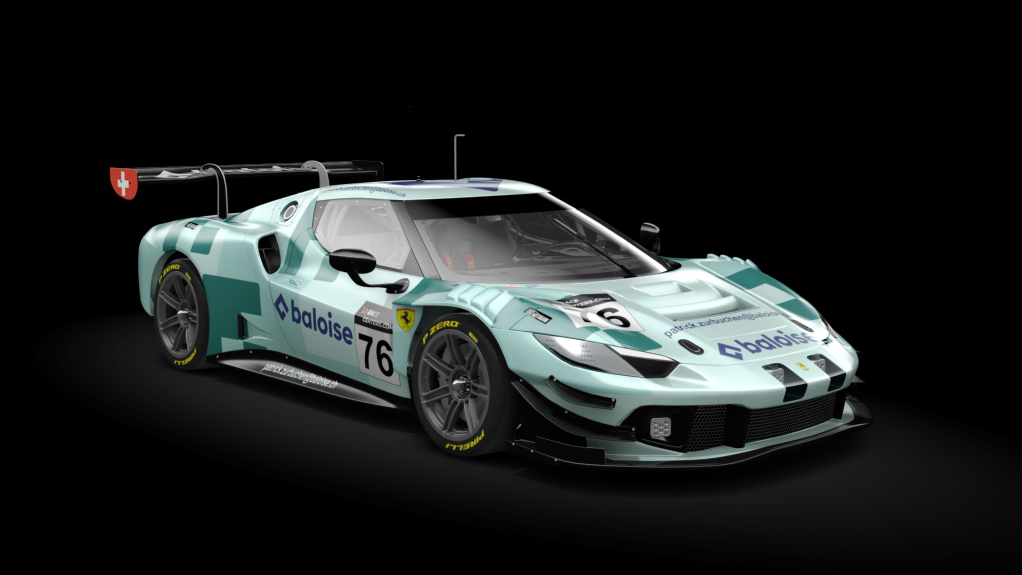 RCC Ferrari 296 GT3 2023 balanced, skin Baloise_76