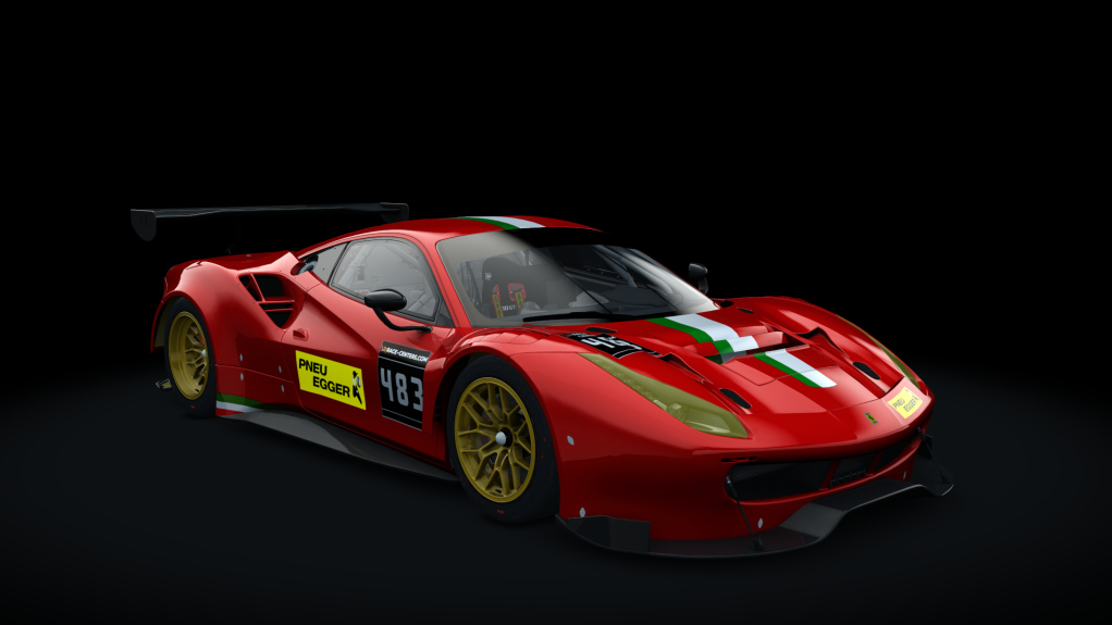 RCC Ferrari 488 GT3 45s, skin 09_ferrari_pneuegger