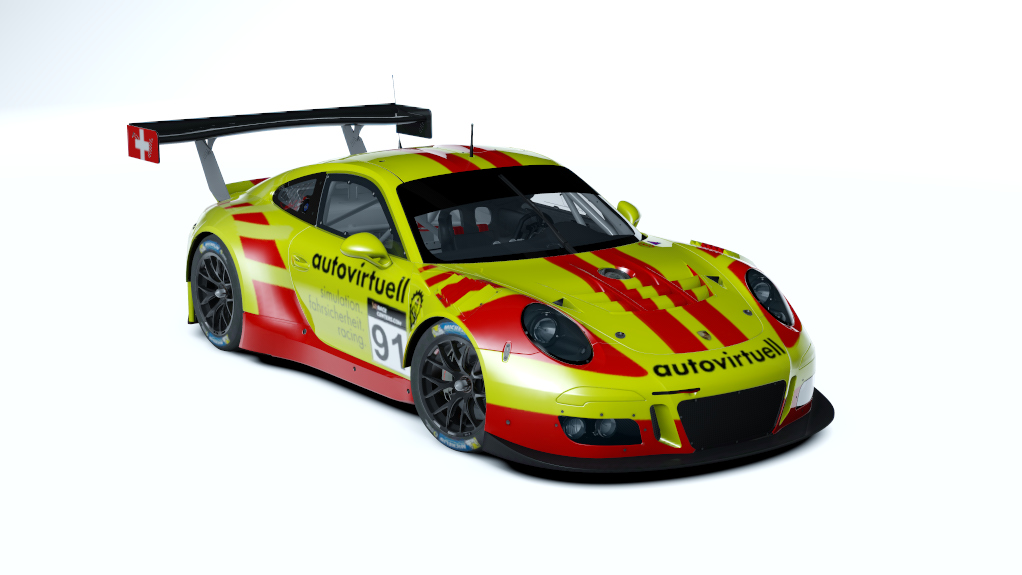 RCC Porsche 911 GT3 R 2016 balanced, skin Autovirtuell_Racing_91
